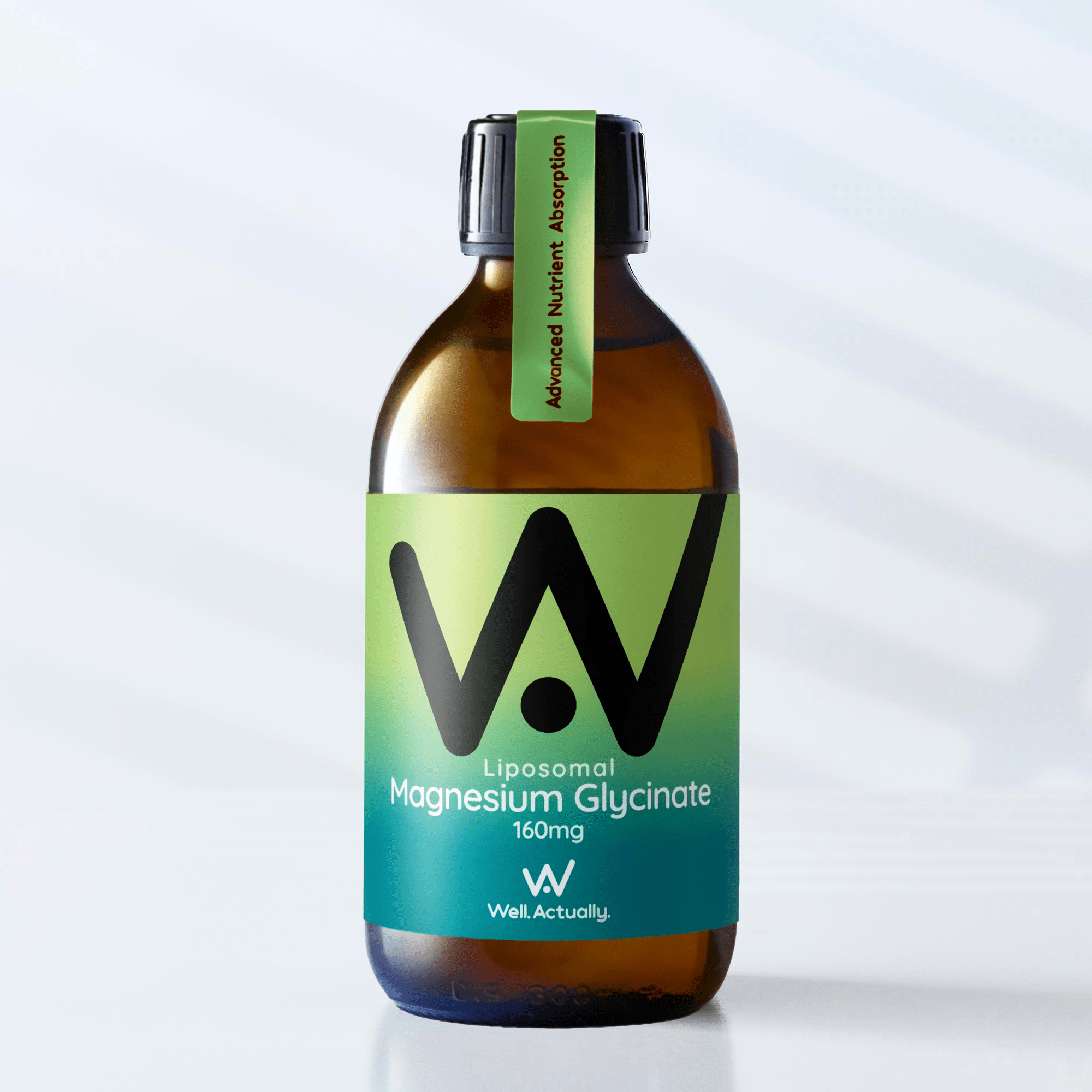 Liposomal Magnesium Glycinate Liquid - 160mg - Lime & Blackberry Flavour - 250ml