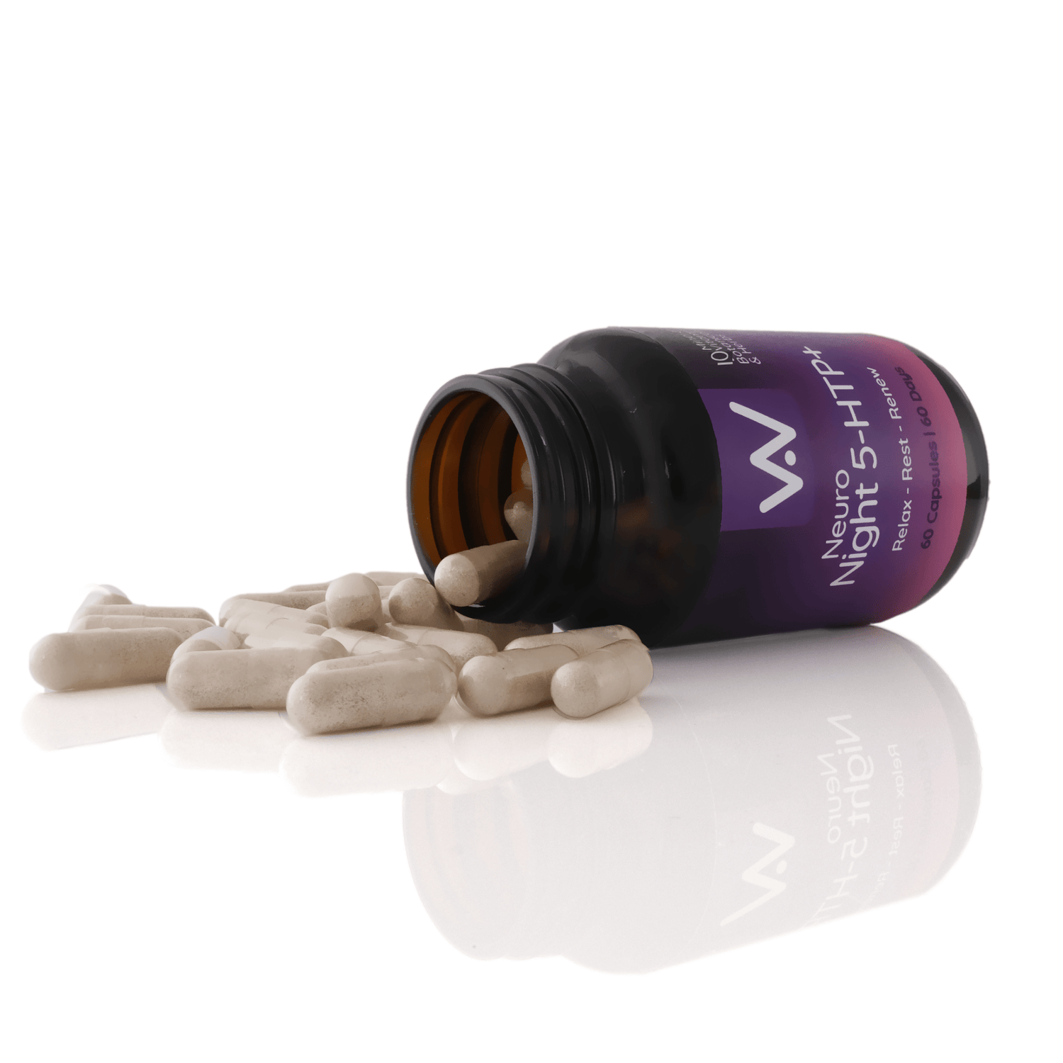 Neuro Night 5 - HTP+ 10 Ingredients - 60 Capsules
