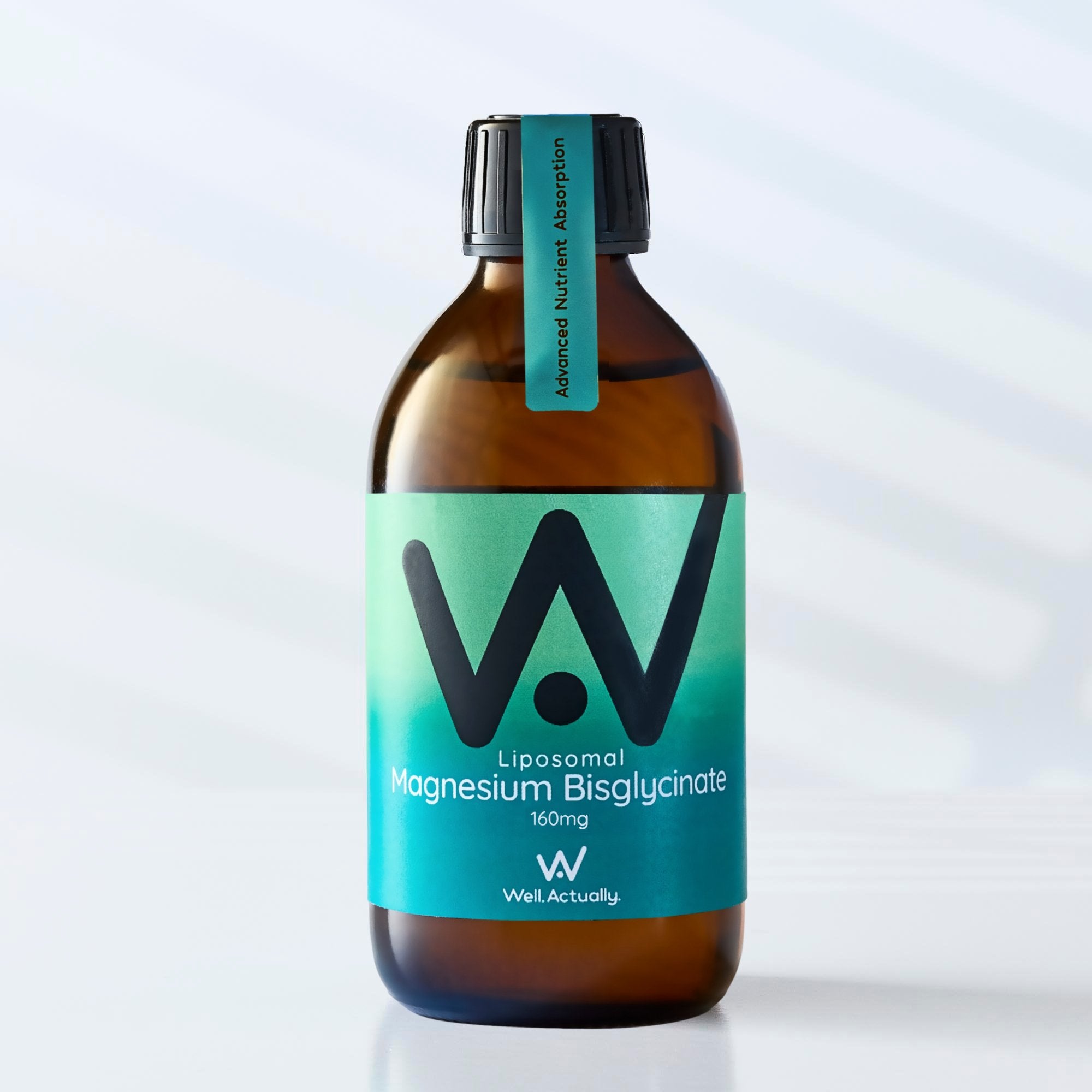 Liposomal Magnesium Bisglycinate Liquid - 160mg - Lime & Blackberry Flavour
