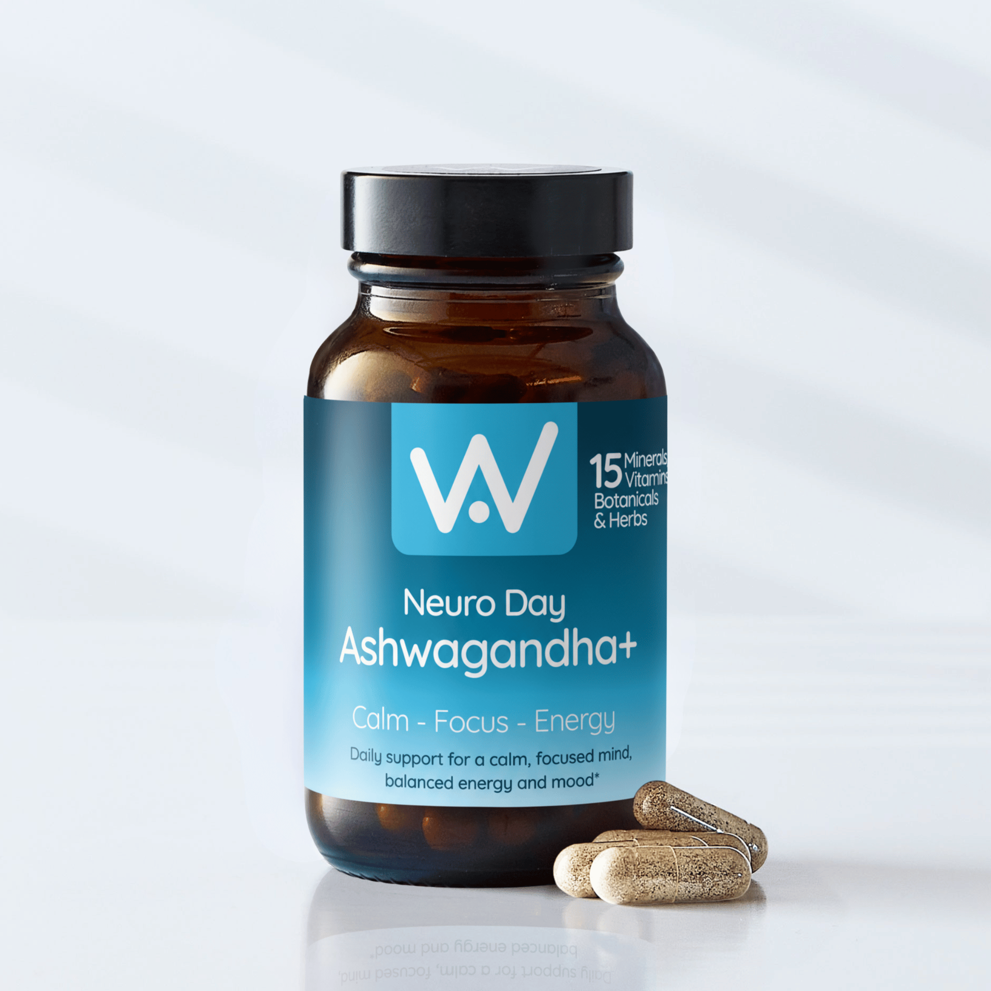 *NEW* Neuro Day Ashwagandha+ 15 Ingredients - 60 Capsules