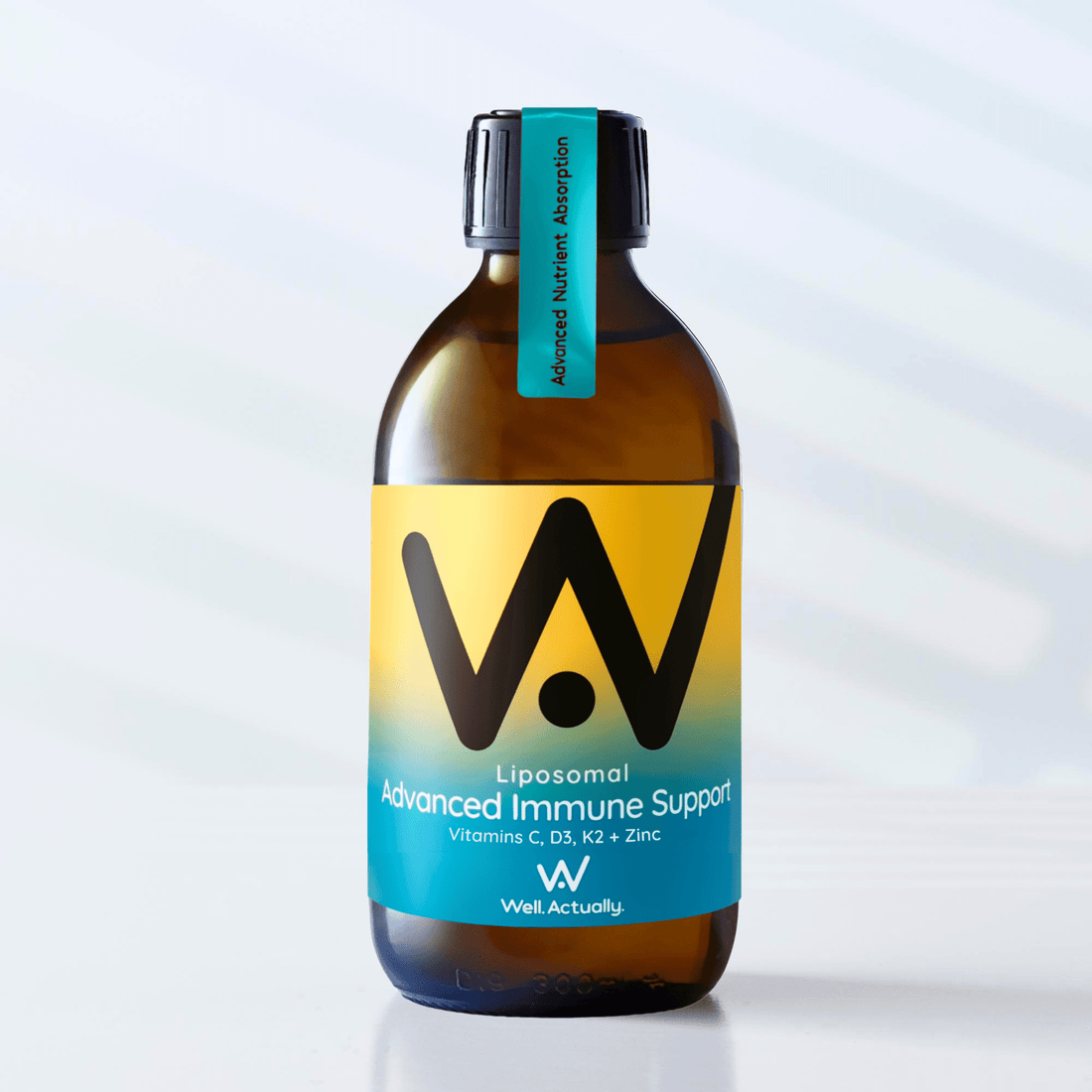 Liposomal Advanced Immune Support - Vitamins C, D3, K2 + Zinc - Tropical Zest Flavour - 250ml