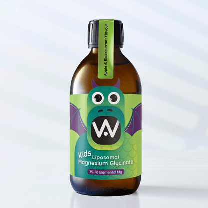 *NEW!* Kids Liposomal Magnesium Glycinate Liquid - 35 - 70mg - Apple &amp; Blackcurrant Flavour - 250ml